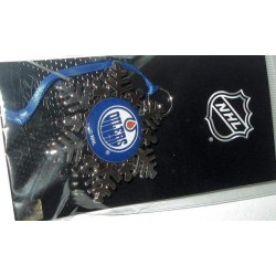 Edmonton Oilers Snowflake Ornament