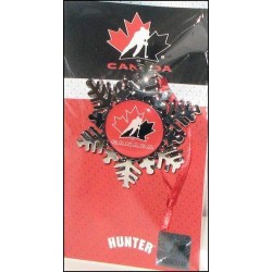 Hockey Canada Snowflake Ornament